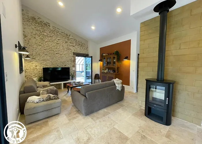 Evasion Vendéenne : Charmante Grange Avec - Fr-1-426-592