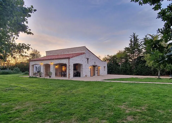 Evasion Vendéenne : Charmante Grange Avec - Fr-1-426-592 Les Pineaux